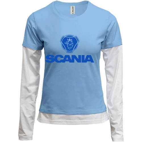 Женский лонгслив Комби Scania