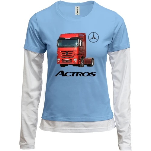 Женский лонгслив Комби Mercedes-Benz Actros
