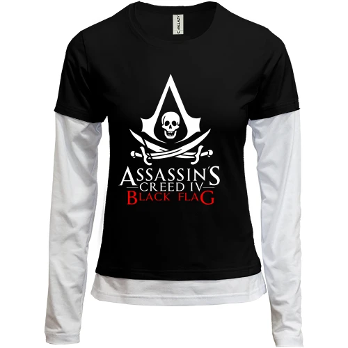 Женский лонгслив Комби с лого Assassin’s Creed IV Black Flag