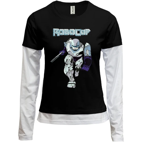 Женский лонгслив Комби с Robocop