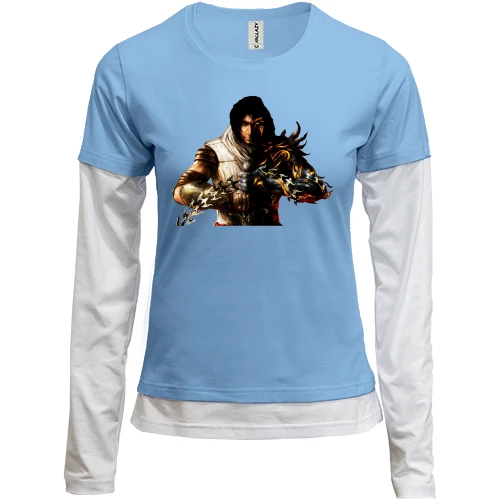 Женский лонгслив Комби с Принцем Персии - Два Трона