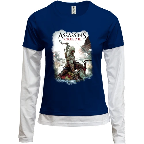Женский лонгслив Комби с Коннором Кенуэем (Assassins Creed 3)