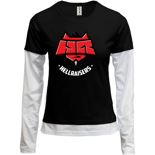 Женский лонгслив Комби Hellraisers