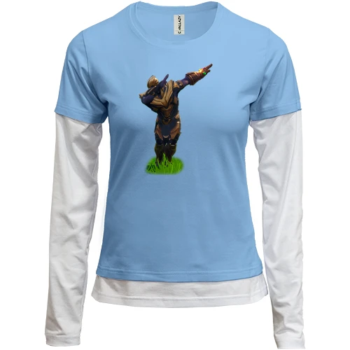 Женский лонгслив Комби Fortnite dab