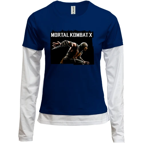 Женский лонгслив Комби Mortal Kombat X