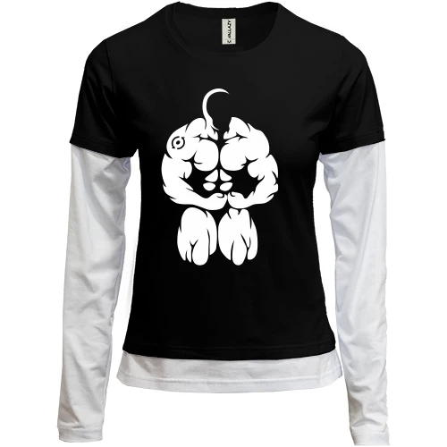 Женский лонгслив Комби Scitec Nutrition