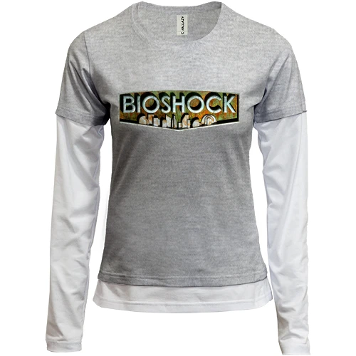 Женский лонгслив Комби с логотипом игры Bioshock