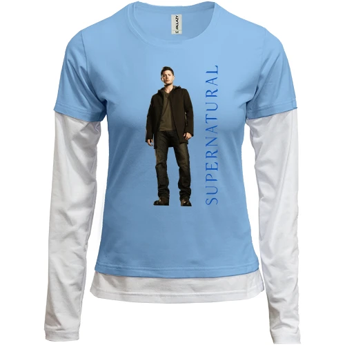 Женский лонгслив Комби Supernatural - Дин