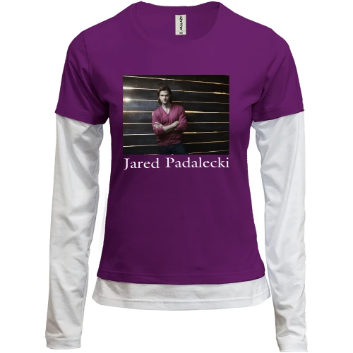 Женский лонгслив Комби с Jared Tristan Padalecki