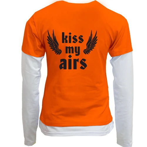 Женский лонгслив Комби Kiss my airs