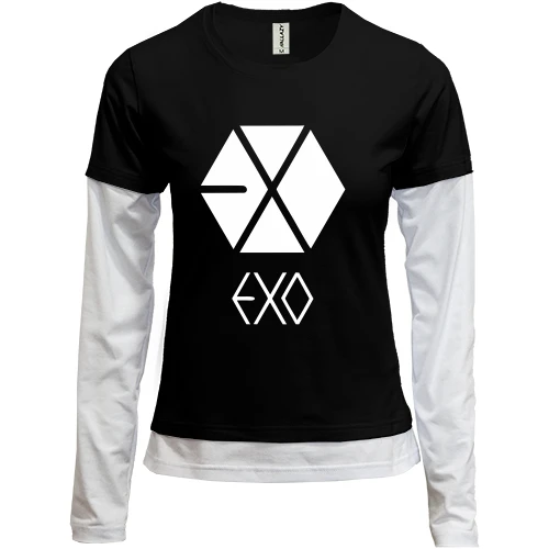 Женский лонгслив Комби EXO