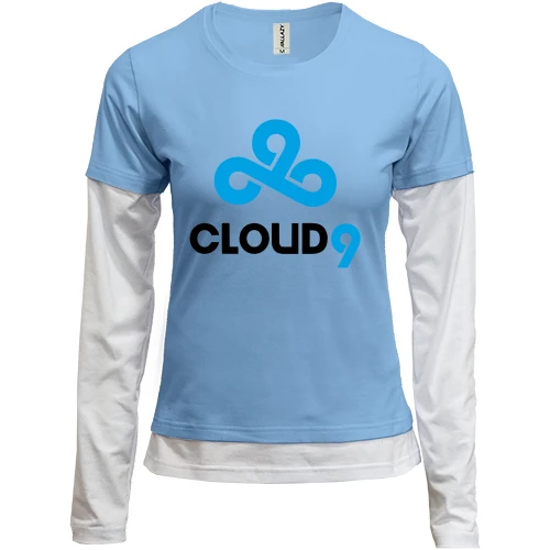 Женский лонгслив Комби Cloud 9