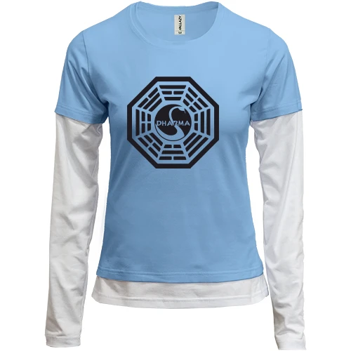 Женский лонгслив Комби DHARMA Initiative