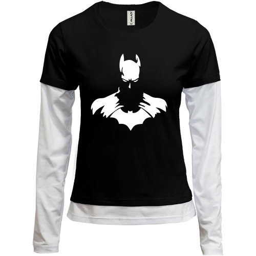 Женский лонгслив Комби Batman (силуэт)
