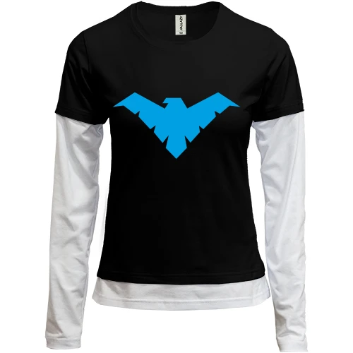 Женский лонгслив Комби Nightwing