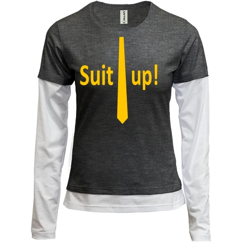 Женский лонгслив Комби suit up