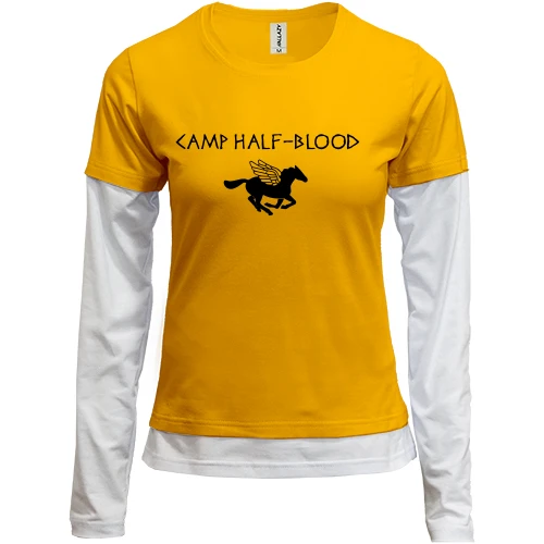 Женский лонгслив Комби Camp half-blood
