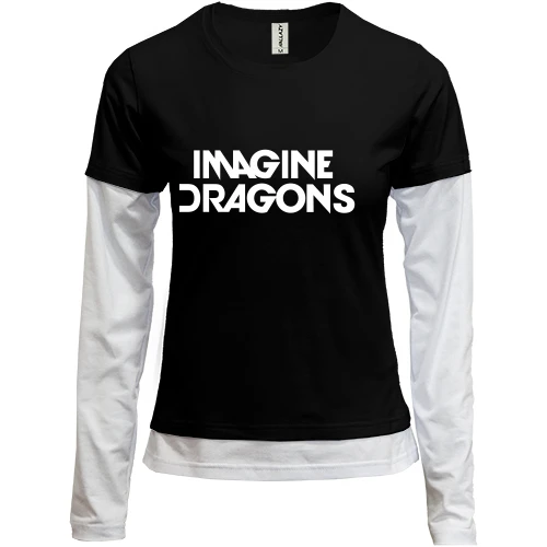 Женский лонгслив Комби Imagine Dragons