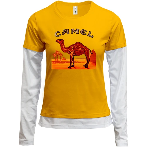 Женский лонгслив Комби Camel