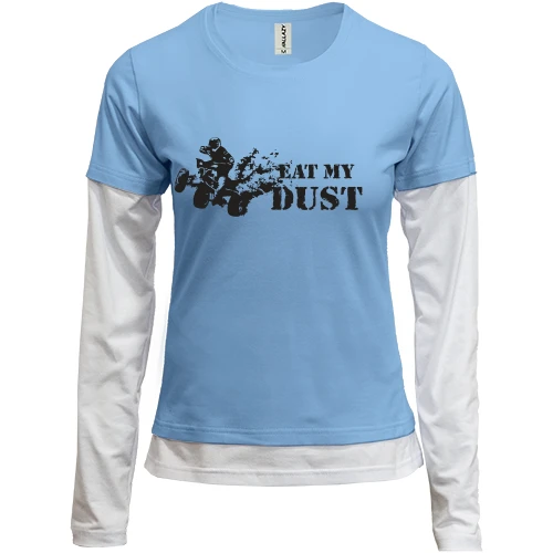 Женский лонгслив Комби Eat My Dust