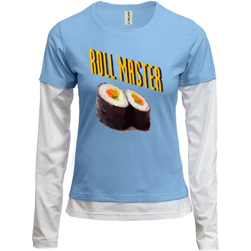 Женский лонгслив Комби для сушиста "Roll master"