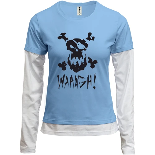 Женский лонгслив Комби Waaagh!