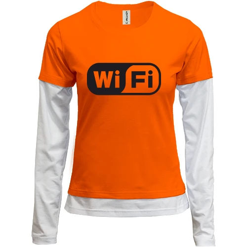 Женский лонгслив Комби Wi-Fi