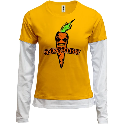 Женский лонгслив Комби Crazy Carrot (2)