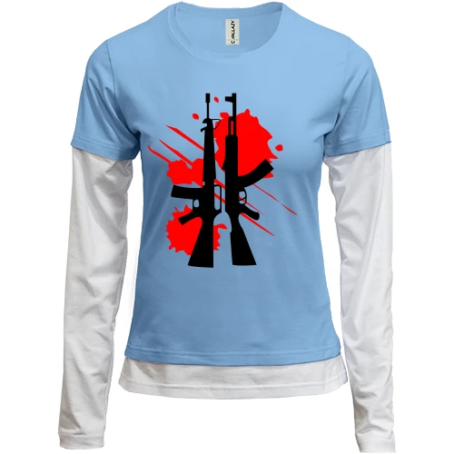 Женский лонгслив Комби Counter strike (12)