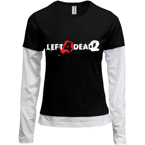 Женский лонгслив Комби Left 4 dead 2