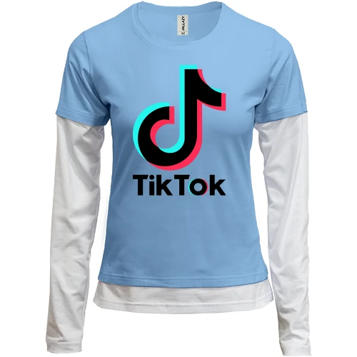 Женский лонгслив Комби Tik Tok