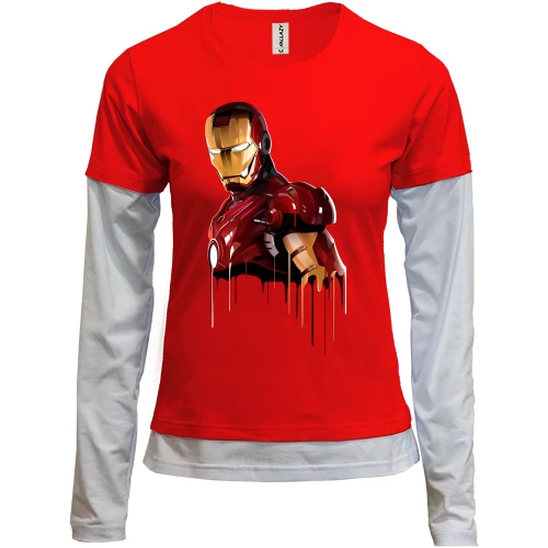 Женский лонгслив Комби Iron Man