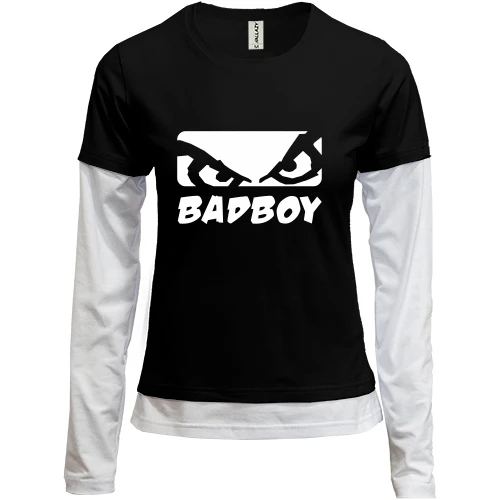 Женский лонгслив Комби Bad boy (Mix Fight)