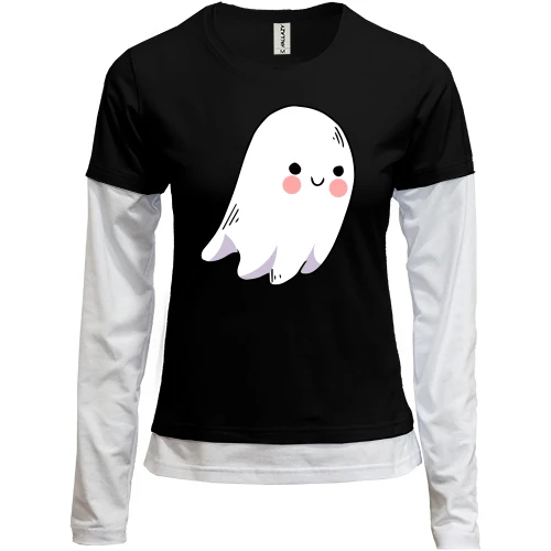 Женский лонгслив Комби Baby Ghost Привидение