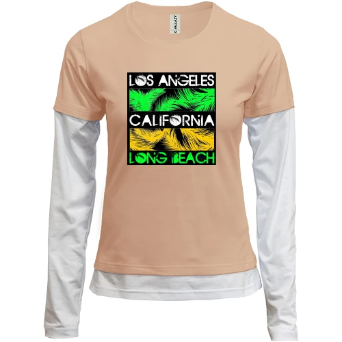 Женский лонгслив Комби California