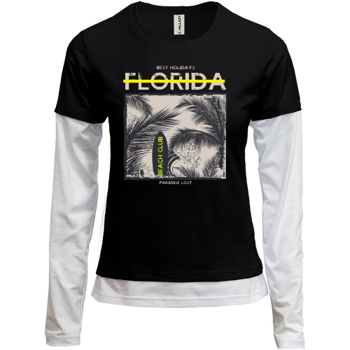 Женский лонгслив Комби Florida