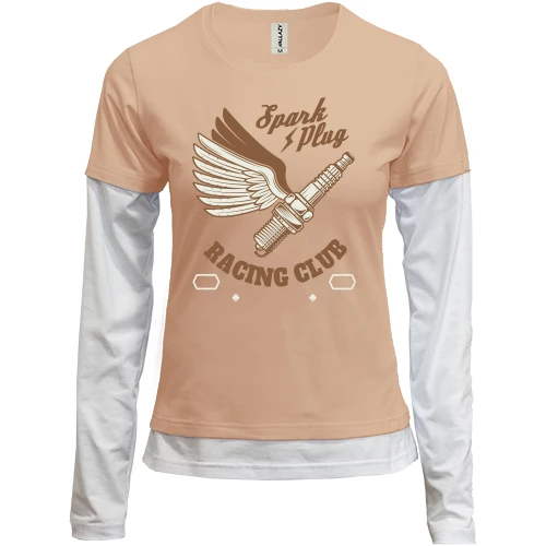 Женский лонгслив Комби Racing Club