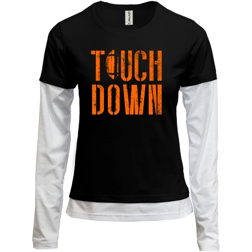 Женский лонгслив Комби Touch Down