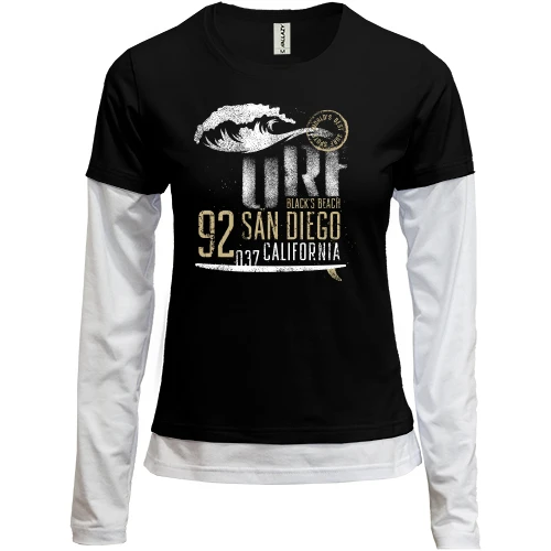 Женский лонгслив Комби 92 San Diego