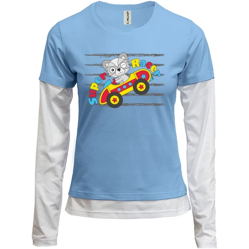 Женский лонгслив Комби Super Racer