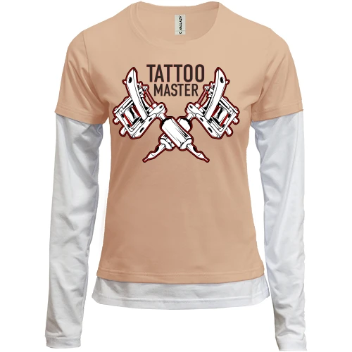 Женский лонгслив Комби TATTOO MASTER