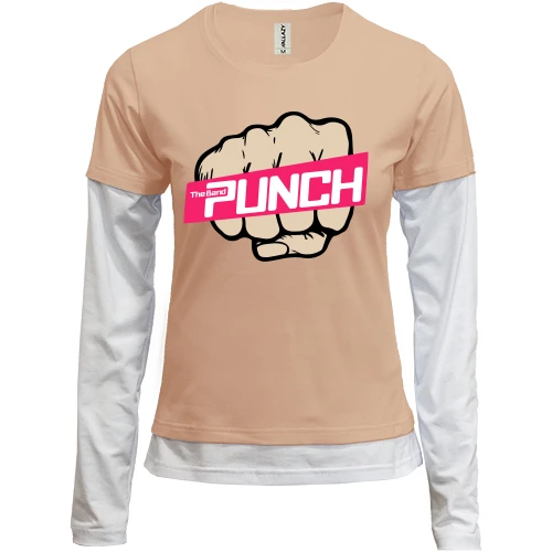 Женский лонгслив Комби The band Punch