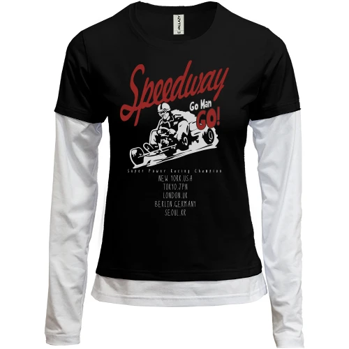 Женский лонгслив Комби Speedway