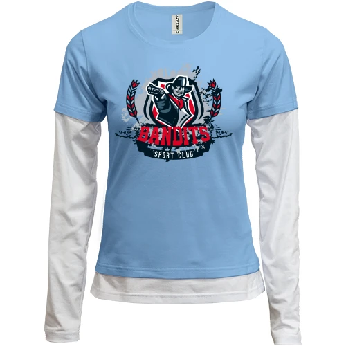 Женский лонгслив Комби Bandits sport club