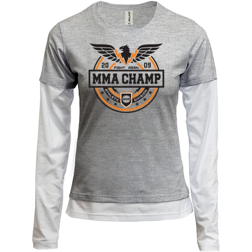 Женский лонгслив Комби MMA CHAMP