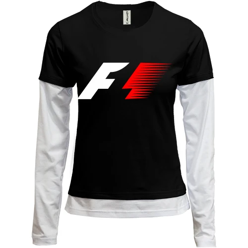 Женский лонгслив Комби Formula F-1