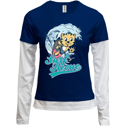Женский лонгслив Комби Surf Recue