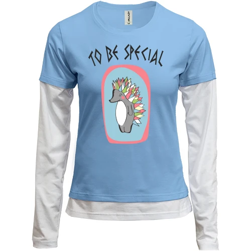Женский лонгслив Комби To be special