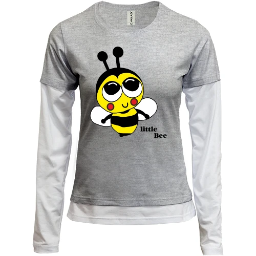 Женский лонгслив Комби Little Bee
