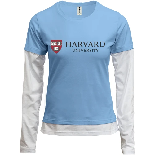 Женский лонгслив Комби Harvard University